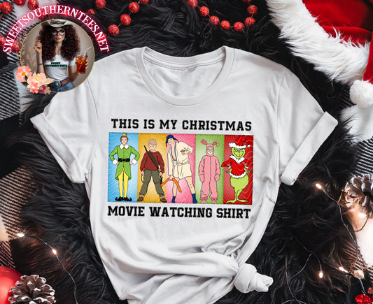 This is My Christmas Movie Watching Shirt