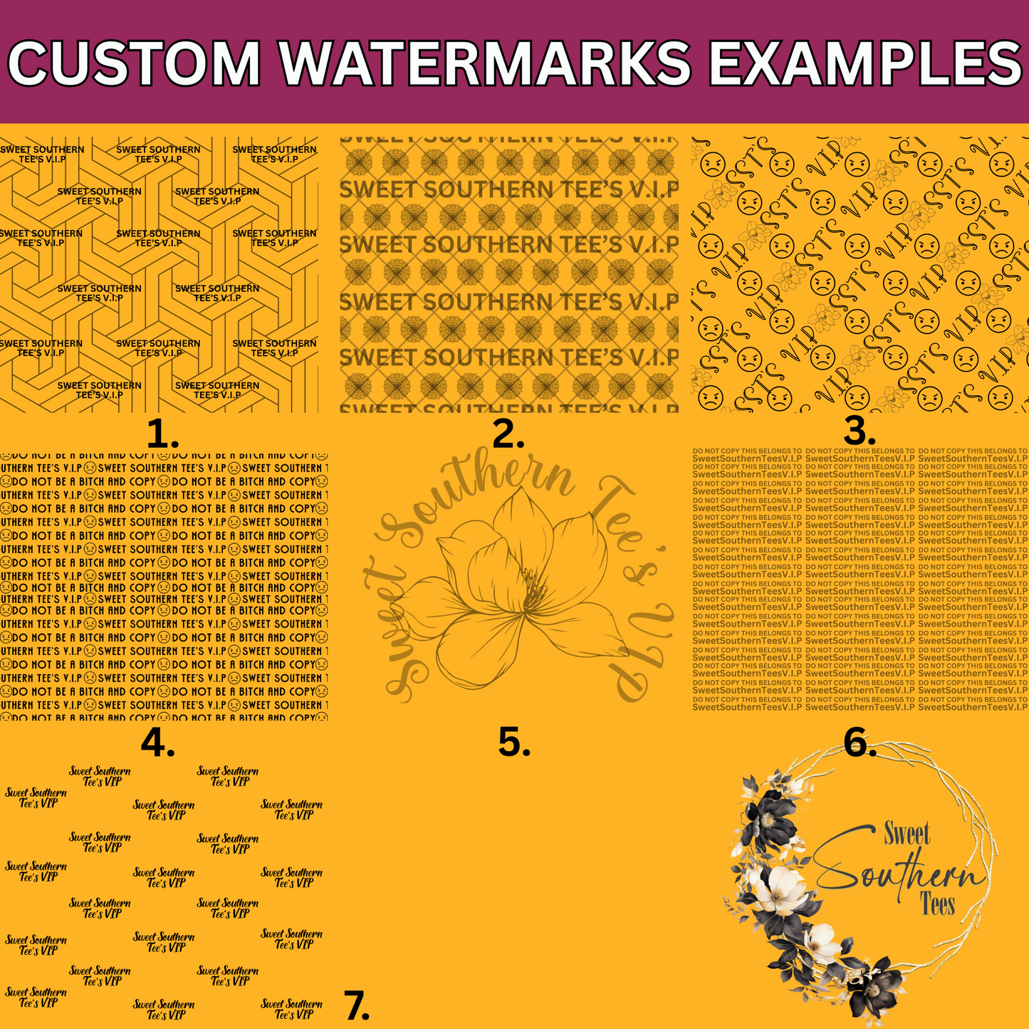 Custom Watermarks
