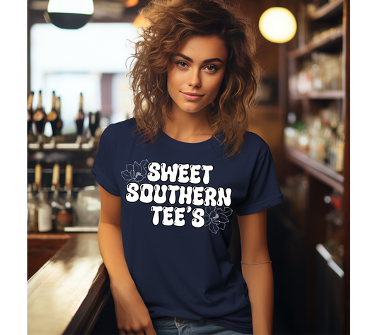 Dark Navy Blue-Gildan-Barkeep Woman-Mockup