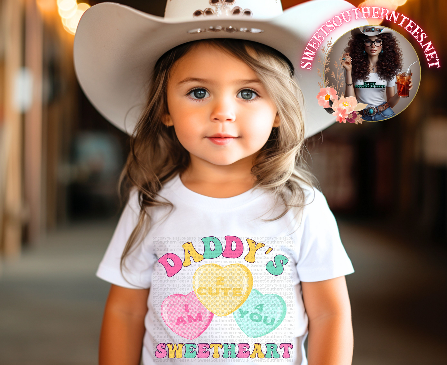 Daddy's Sweetheart-Candy Hearts