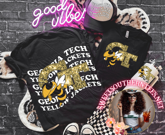 Georgia Tech Yellow Jackets-College Football- 4 piece
