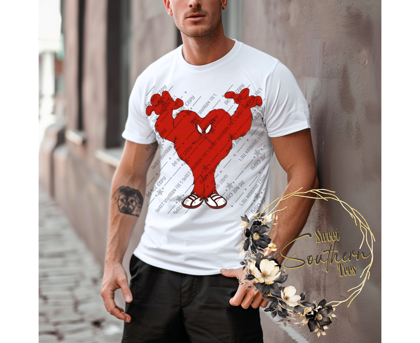 Gossamer-Skillet- Feel like a Monster 3 piece set (black, white, & no letters)