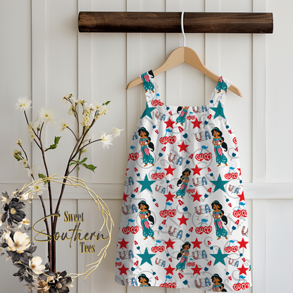 Princess Jasmine- 4th of July Boujee Seamless