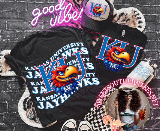Kansas Jayhawks College Football- 4 piece