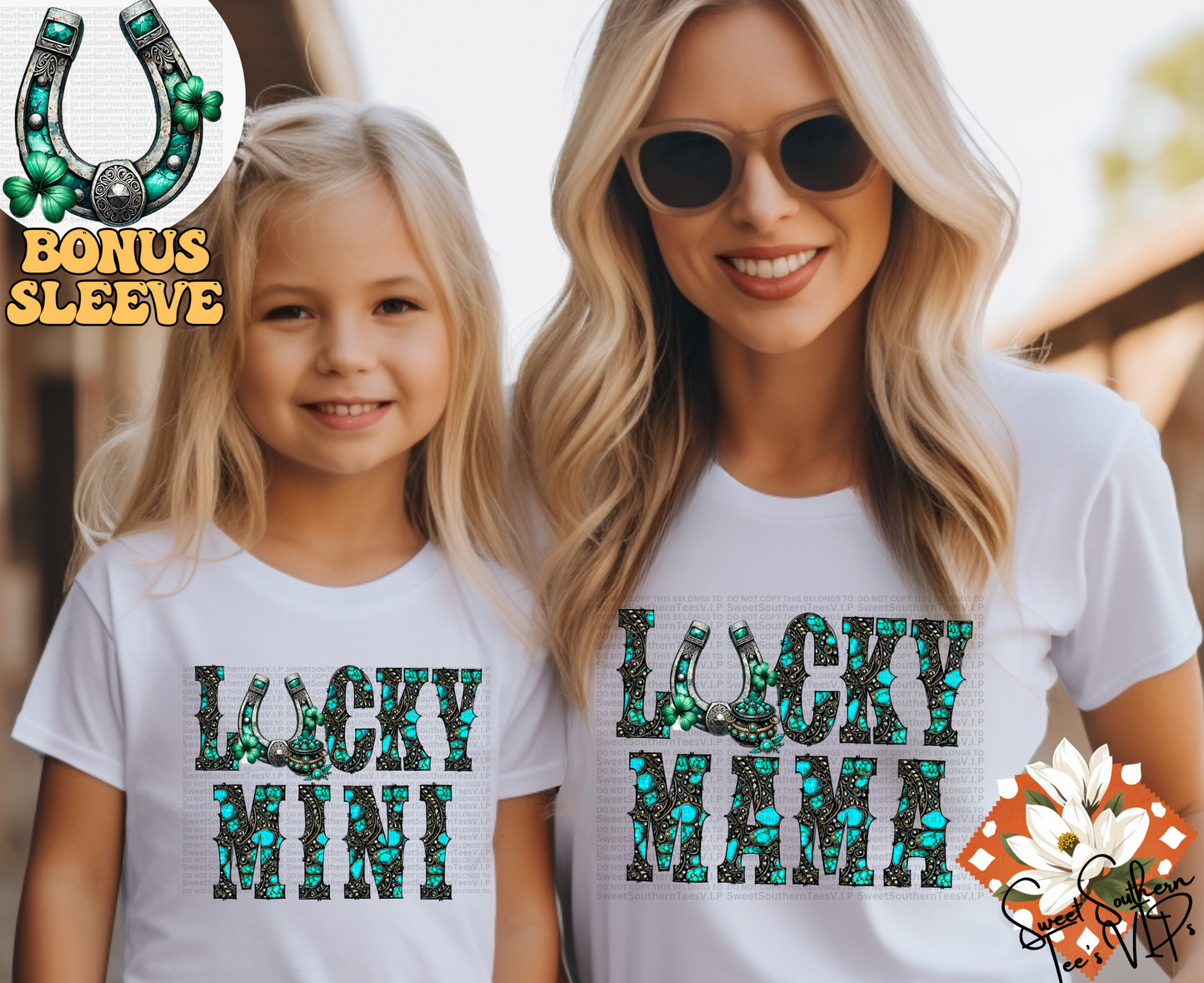 Lucky Mama & Mini 3 piece set