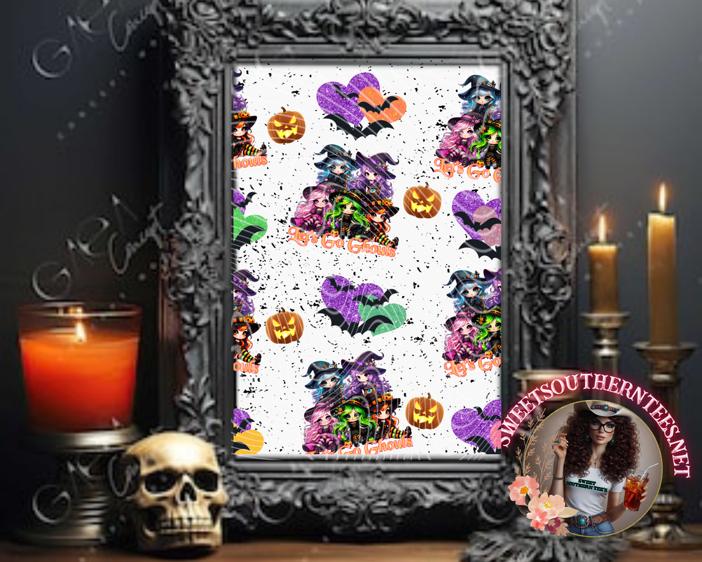 Let's Go Ghouls Seamles