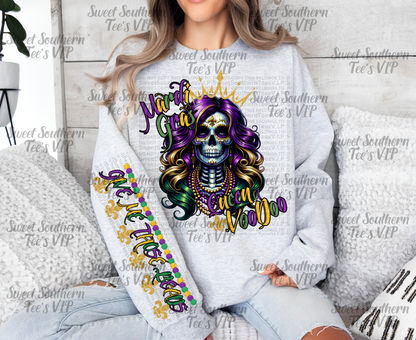 Mardi Gras- Queen Of Voodoo- 2 piece set