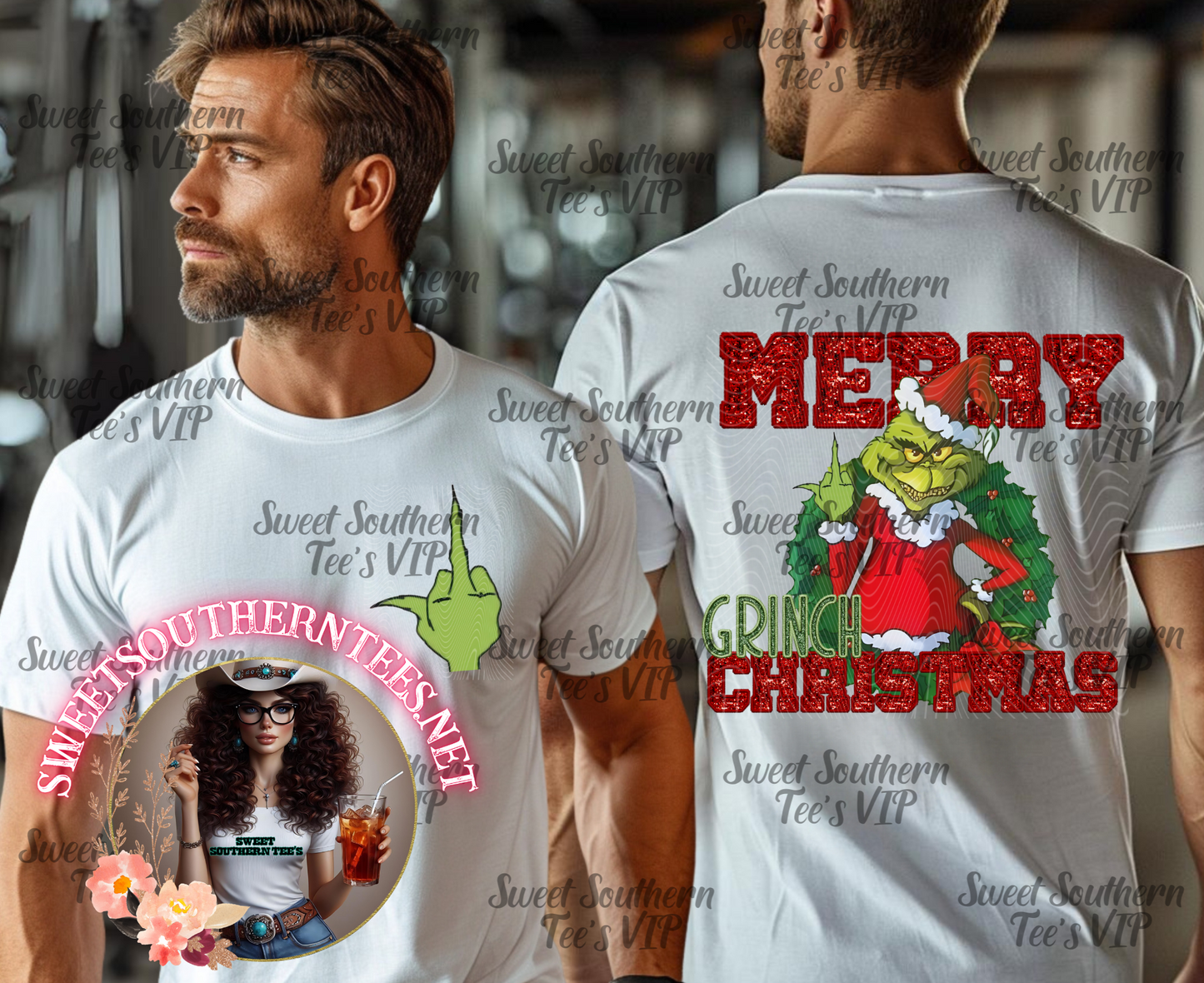 Green Guy- Merry F**king Christmas- 2 Piece (Mens)