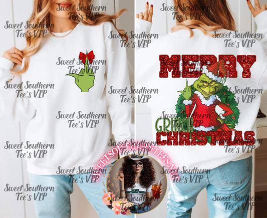 Green Guy- Merry F**king Christmas- 2 piece (Womens)