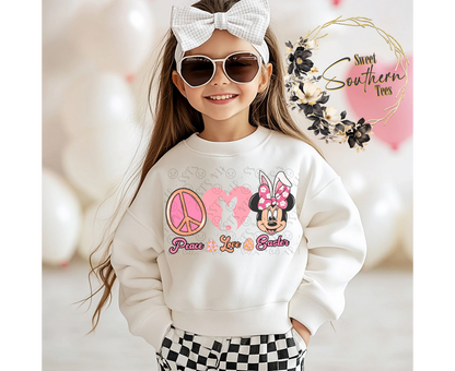 Minnie Mouse- Peace Love Easter