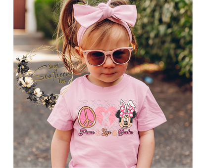 Minnie Mouse- Peace Love Easter