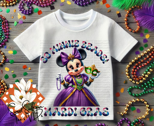 Minnie Mouse- So Minnie Beads Mardi Gras