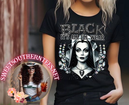 Morticia-Black Is All Ill Wear