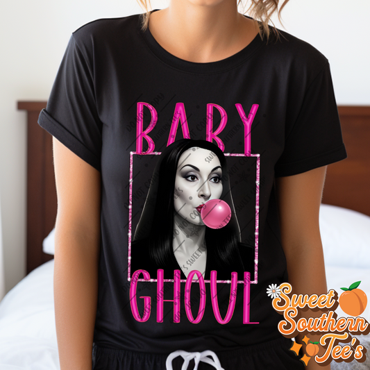Gory In Glitter-Morticia Addams-Baby Ghoul (August Design Drive 2025)