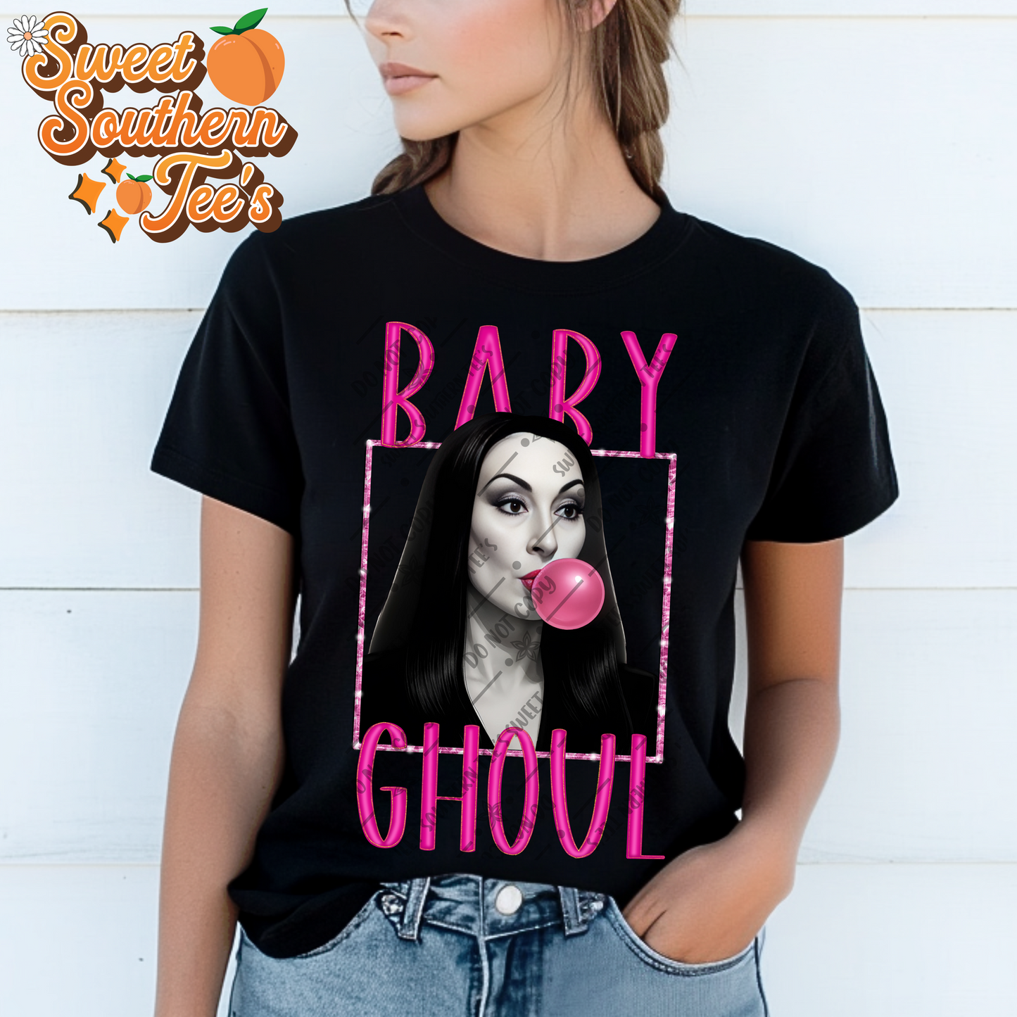 Gory In Glitter-Morticia Addams-Baby Ghoul (August Design Drive 2025)
