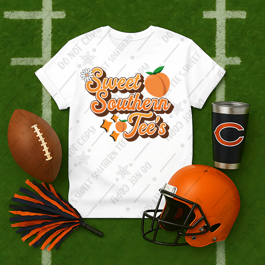 NFL Flatlay Mockups- White Tshirt- Chicago Bears (June Mockup Drive 2025)