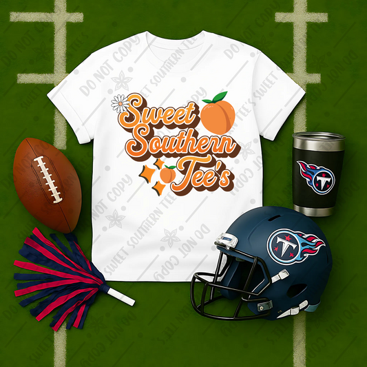 NFL Flatlay Mockups- White Tshirt- Tennessee Titans (June Mockup Drive 2025)