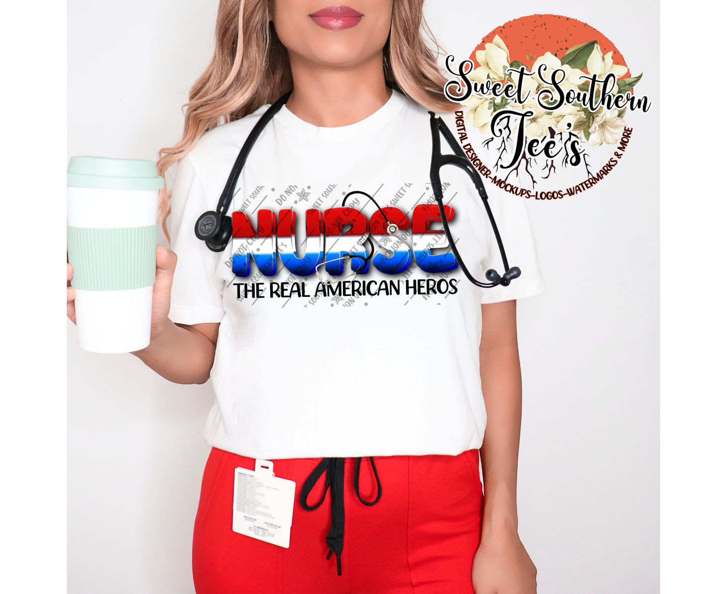 Nurse- The Real American Heros- FOJ- Unisex- (May Drive 2025)