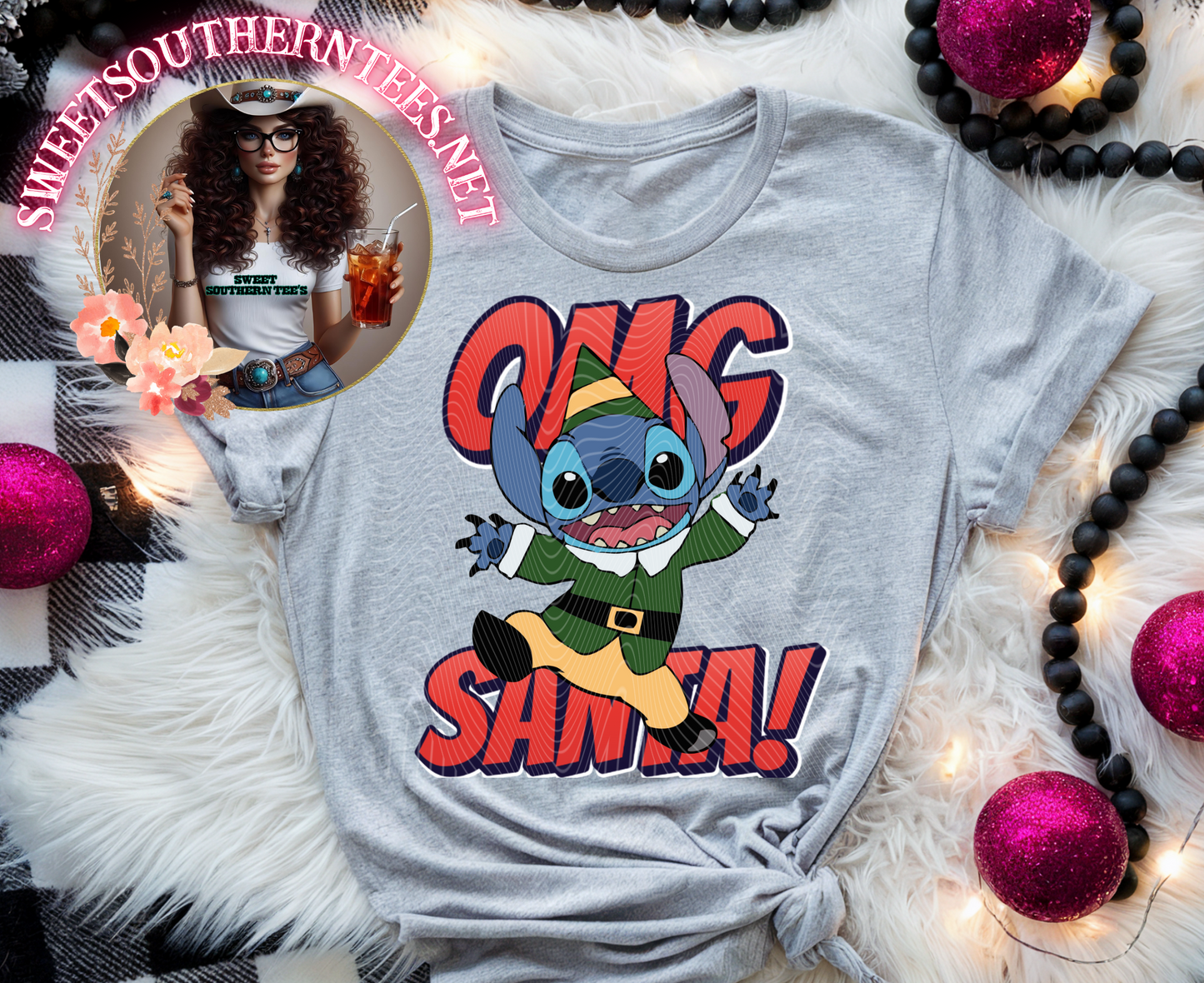 Stitch-Buddy- OMG SANTA