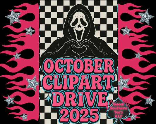 October Clipart Drive 2025
