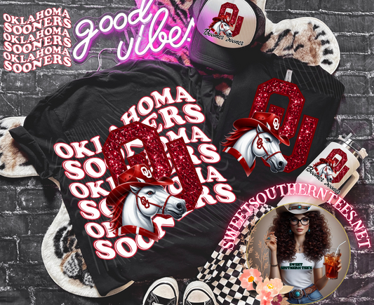 Oklahoma Sooners College Football- 4 piece