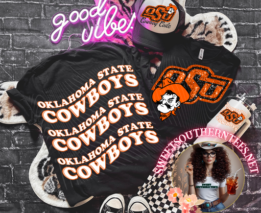 Oklahoma State Cowboys College Football- 4 piece