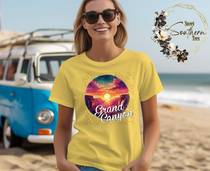 Grand Canyon- Sunset (can be customized into a Family Vacation Design)