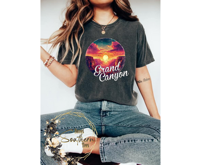 Grand Canyon- Sunset (can be customized into a Family Vacation Design)