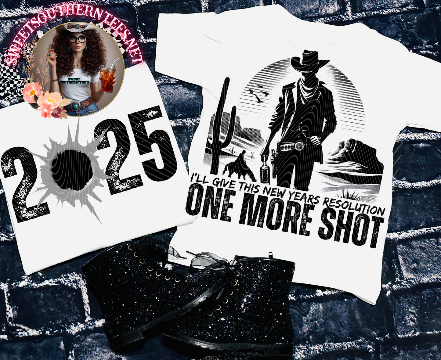 NYE- Western- One more shot 2 piece