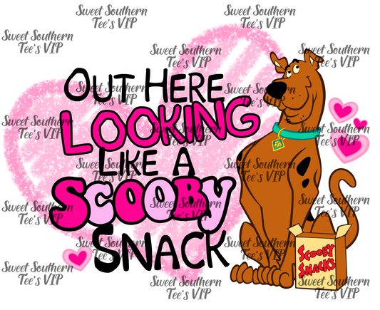 Scooby Doo- Out Here Looking Like A Scooby Snack- Valentine's Day