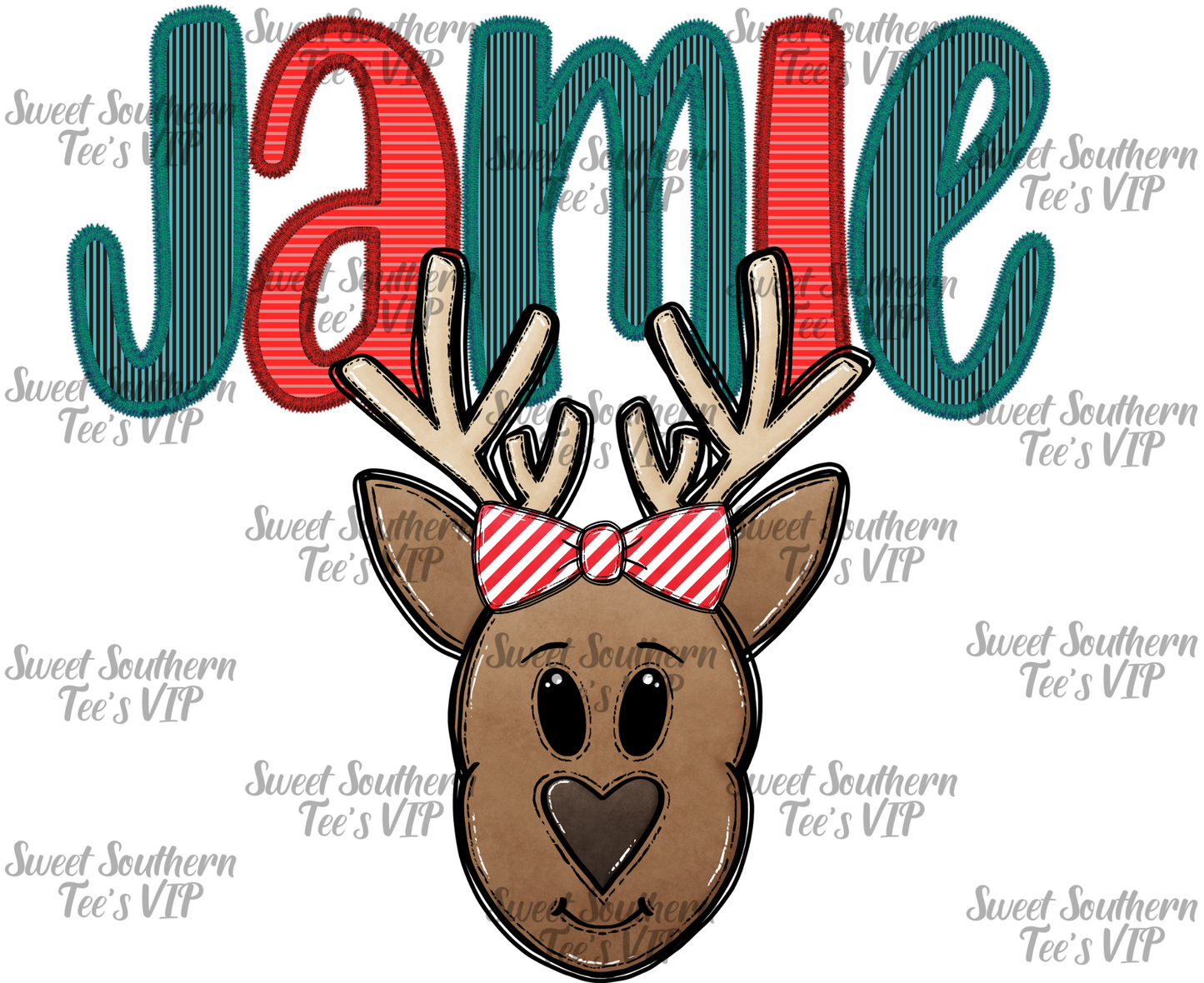 Custom Reindeer with Name