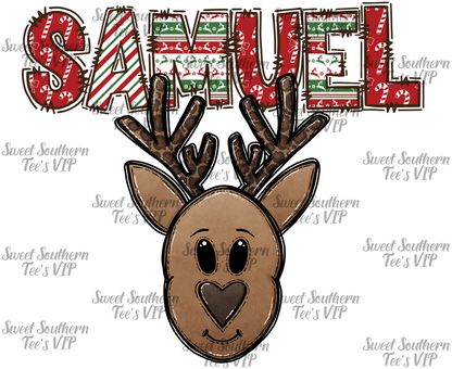 Custom Reindeer with Name