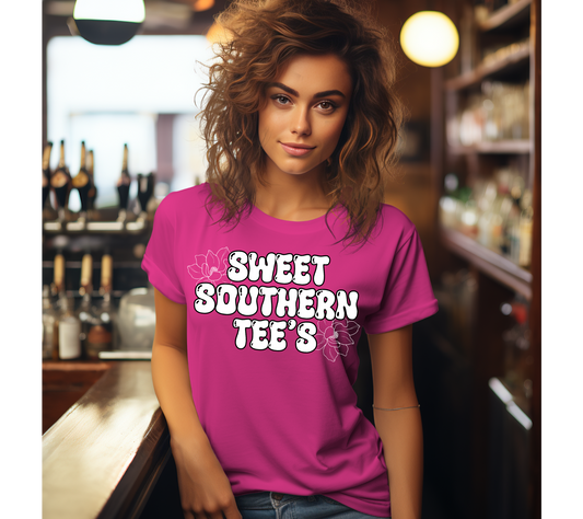 Safety Pink-Gildan-Barkeep Woman-Mockup