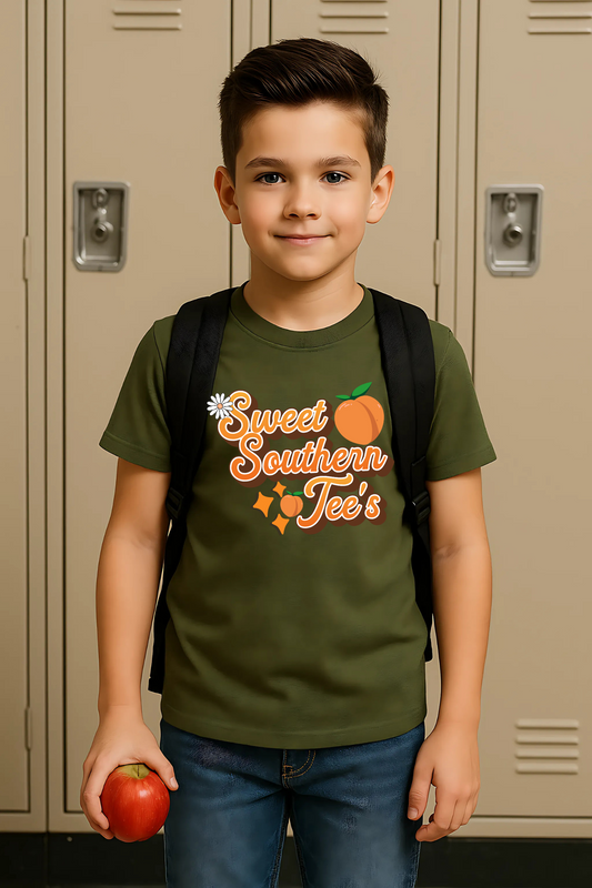 School Boys Mockup Military Green (June Mockup Drive 2025)