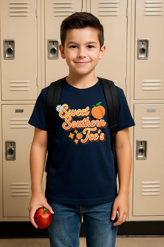 School Boys Mockup Navy Blue (June Mockup Drive 2025)
