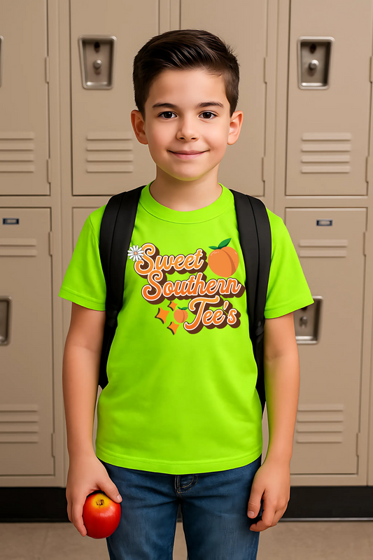 School Boys Mockup Neon Green (June Mockup Drive 2025)