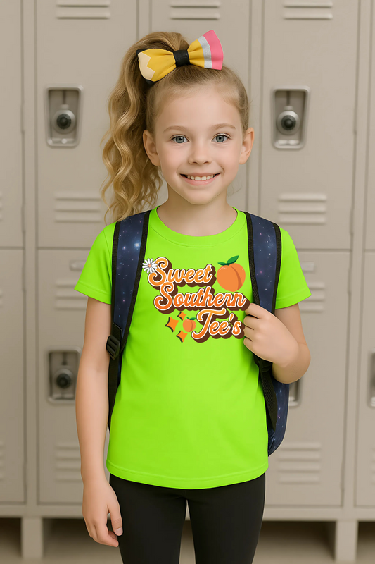 School Girls Mockup Neon Green (June Mockup Drive 2025)
