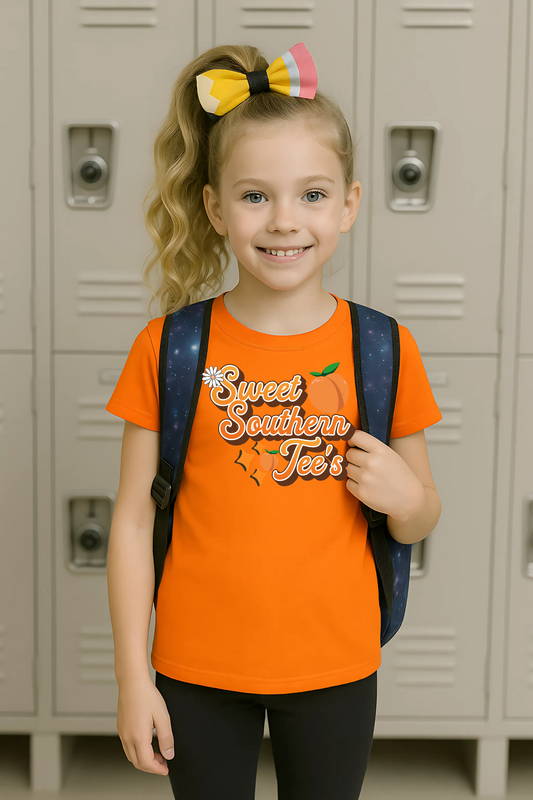 School Girls Mockup Orange (June Mockup Drive 2025)