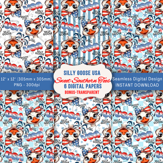 Silly Goose-Patriotic Seamless 7 pack (May Drive 2025)
