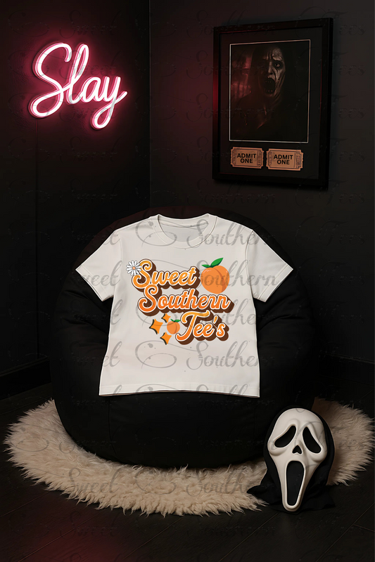 Slay- Ghostface- White Tshirt Mockup