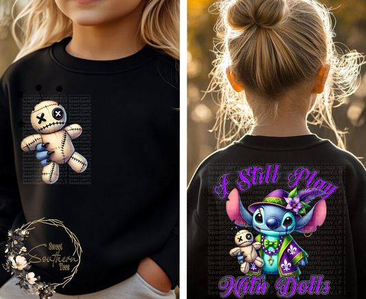 Stitch- I Still Play with Dolls 2 piece set