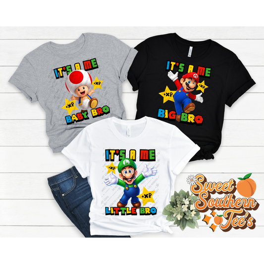 Super Mario- 3 Piece Set- Its-a-me Bro- June Design Drive 2025