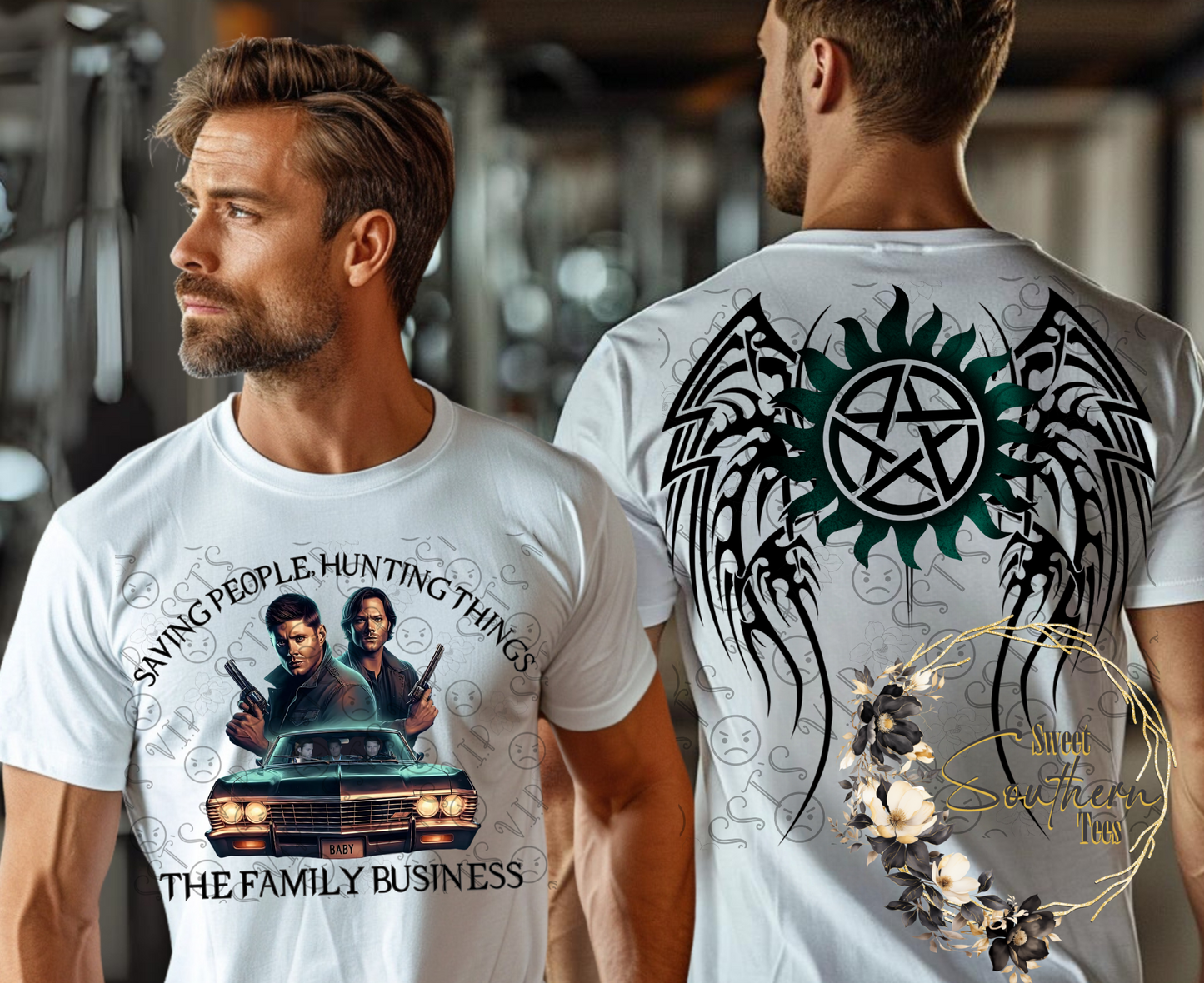 Supernatural- Saving People Hunting Things- 2 piece set