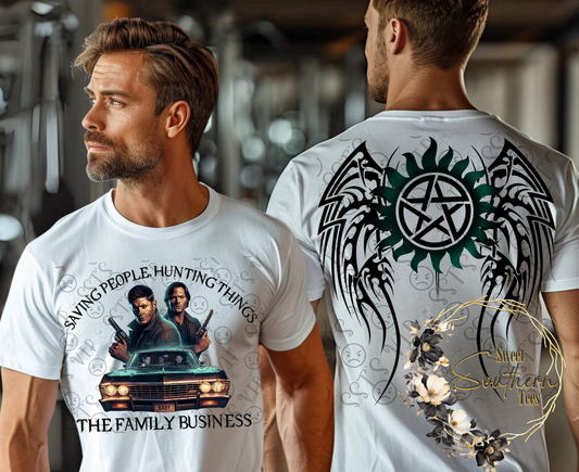 Supernatural- Saving People Hunting Things- 2 piece set