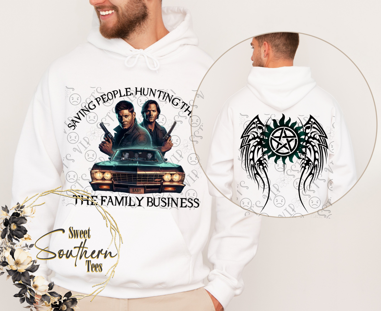 Supernatural- Saving People Hunting Things- 2 piece set