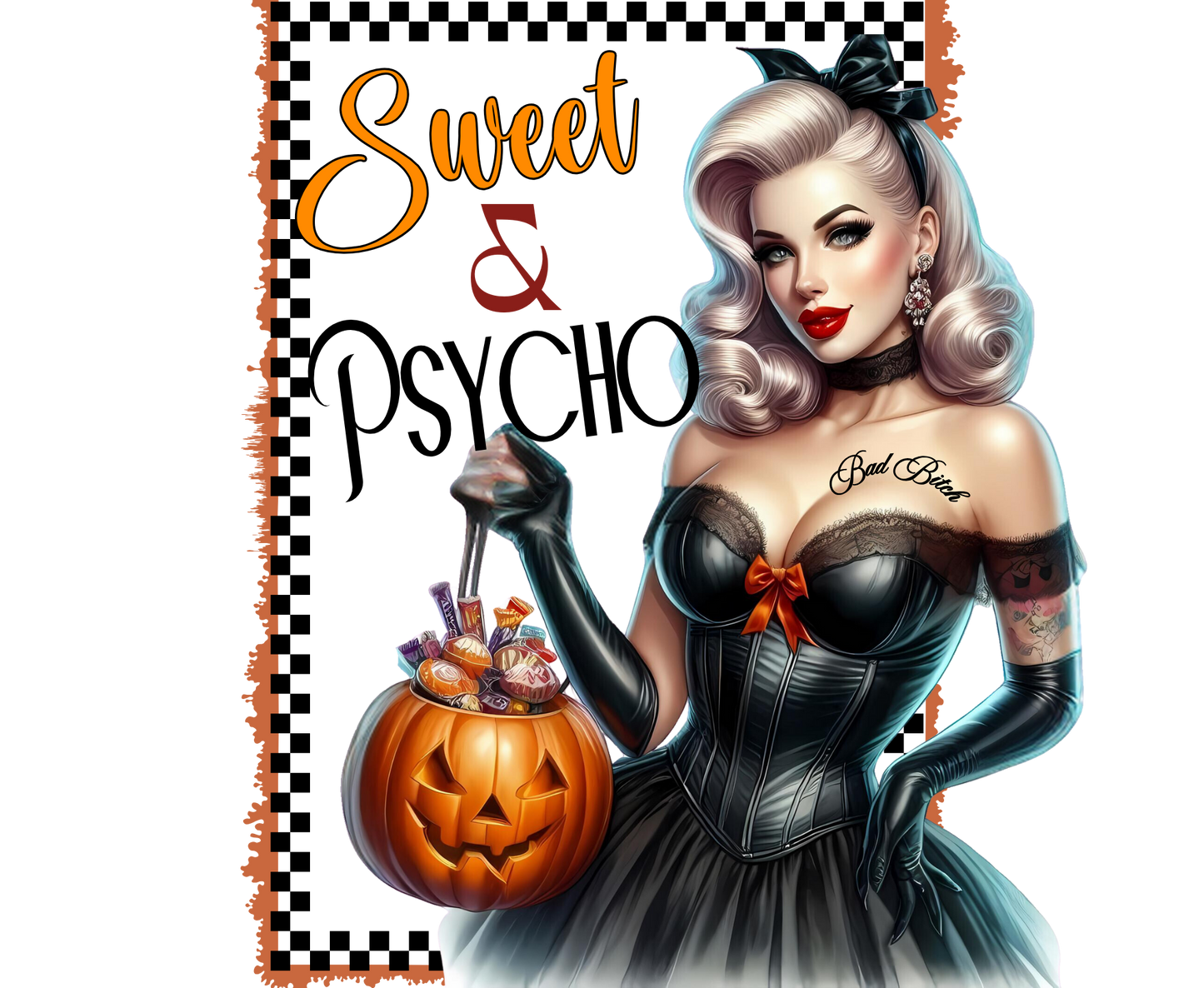 Hot girl-Sweet & Psycho Free Design