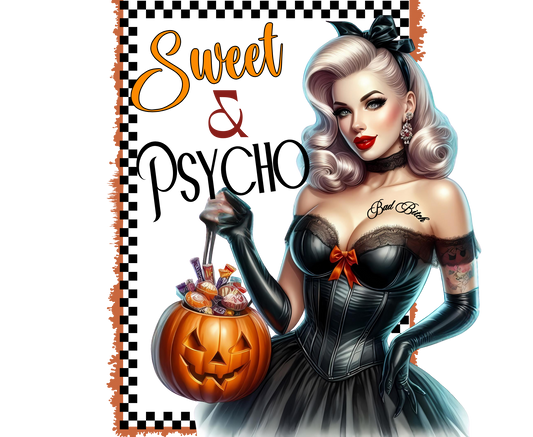 Hot girl-Sweet & Psycho Free Design