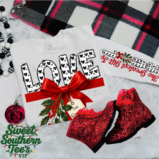 The greatest Gift Is Love- Hearts - 2 Piece Set (September Design Drive 2025)