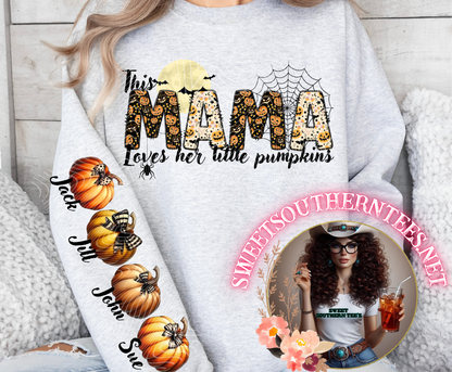 This Mama Loves Her Little Pumpkins-Customizable