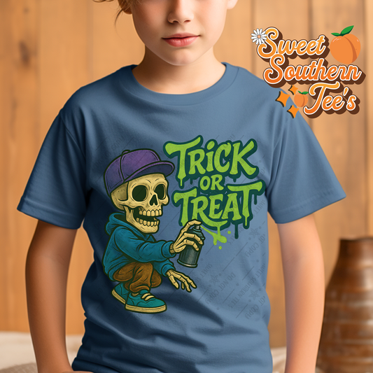 Trick Or Treat-Skeleton-Spray Paint (August Design Drive 2025)